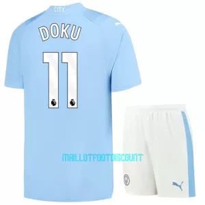 Kit De Football Manchester City Jérémy Doku 11 Enfant Domicile 23/24 Kit De Football Manchester City Jérémy Doku 11 Enfant Domicile 23/24