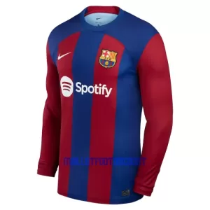 Maillot De Foot FC Barcelone Domicile 23/24 Manches Longues