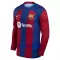 Maillot De Foot FC Barcelone Domicile 23/24 Manches Longues