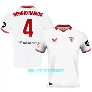 Maillot De Foot Séville FC Sergio Ramos 4 Domicile 23/24 Maillot De Foot Séville FC Sergio Ramos 4 Domicile 23/24