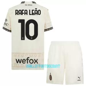 Kit De Football Milan AC Rafael Leão 10 Enfant Fourth 23/24 Blanc Kit De Football Milan AC Rafael Leão 10 Enfant Fourth 23/24 Blanc