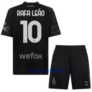 Kit De Football Milan AC Rafael Leão 10 Enfant Fourth 23/24 Noir Kit De Football Milan AC Rafael Leão 10 Enfant Fourth 23/24 Noir