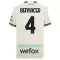 Maillot De Foot Milan AC Ismael Bennacer 4 Fourth 23/24 Blanc
