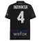 Maillot De Foot Milan AC Ismael Bennacer 4 Fourth 23/24 Noir