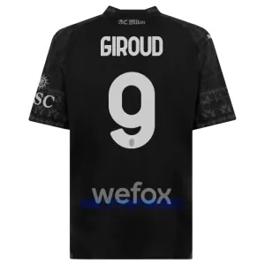 Maillot De Foot Milan AC Olivier Giroud 9 Fourth 23/24 Noir Maillot De Foot Milan AC Olivier Giroud 9 Fourth 23/24 Noir