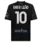 Maillot De Foot Milan AC Rafael Leão 10 Fourth 23/24 Noir