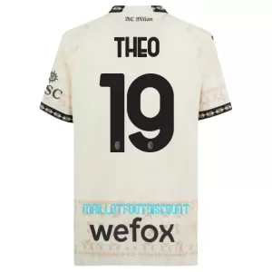 Maillot De Foot Milan AC Theo Hernández 19 Fourth 23/24 Blanc Maillot De Foot Milan AC Theo Hernández 19 Fourth 23/24 Blanc