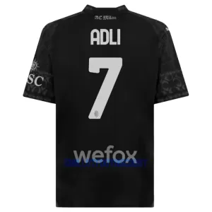 Maillot De Foot Milan AC Yacine Adli 7 Fourth 23/24 Noir Maillot De Foot Milan AC Yacine Adli 7 Fourth 23/24 Noir