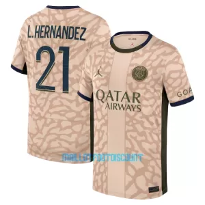 Maillot De Foot Paris Saint-Germain Lucas Hernandez 21 Fourth Jordan 23/24 Maillot De Foot Paris Saint-Germain Lucas Hernandez 21 Fourth Jordan 23/24