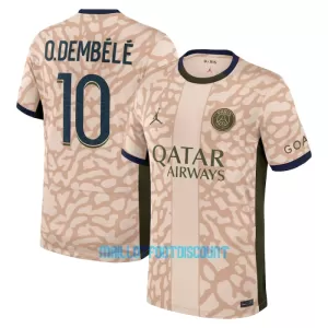 Maillot De Foot Paris Saint-Germain Ousmane Dembélé 10 Fourth Jordan 23/24 Maillot De Foot Paris Saint-Germain Ousmane Dembélé 10 Fourth Jordan 23/24