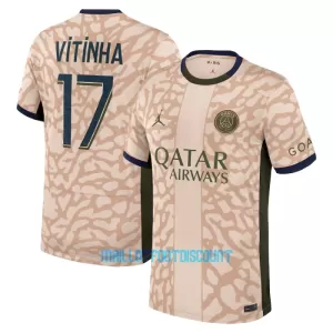 Maillot De Foot Paris Saint-Germain Vitinha 17 Fourth Jordan 23/24 Maillot De Foot Paris Saint-Germain Vitinha 17 Fourth Jordan 23/24