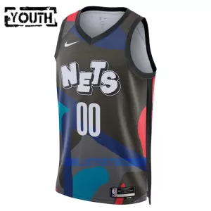 Maillot de Basket Brooklyn Nets City Edition Swingman 23/24 Enfant Noir