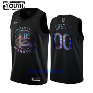Maillot de Basket Golden State Warriors HWC Iridescent Swingman Enfant Noir Maillot de Basket Golden State Warriors HWC Iridescent Swingman Enfant Noir