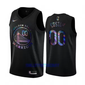 Maillot de Basket Golden State Warriors HWC Iridescent Swingman Noir Maillot de Basket Golden State Warriors HWC Iridescent Swingman Noir