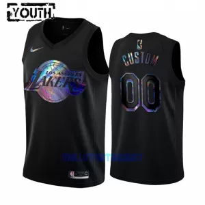 Maillot de Basket Los Angeles Lakers HWC Iridescent Swingman Enfant Noir Maillot de Basket Los Angeles Lakers HWC Iridescent Swingman Enfant Noir