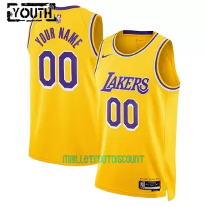 Maillot de Basket Los Angeles Lakers Icon Edition Swingman 23/24 Enfant Jaune Maillot de Basket Los Angeles Lakers Icon Edition Swingman 23/24 Enfant Jaune