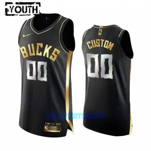 Maillot de Basket Milwaukee Bucks Golden Edition Swingman Enfant Noir Maillot de Basket Milwaukee Bucks Golden Edition Swingman Enfant Noir