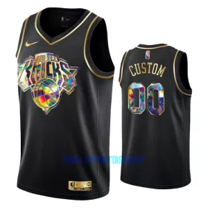 Maillot de Basket New York Knicks Diamond Edition Swingman Noir