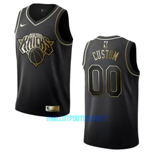 Maillot de Basket New York Knicks Golden Edition Swingman Noir