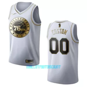 Maillot de Basket Philadelphia 76ers Golden Edition Swingman Blanc Maillot de Basket Philadelphia 76ers Golden Edition Swingman Blanc