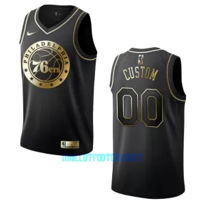 Maillot de Basket Philadelphia 76ers Golden Edition Swingman Noir Maillot de Basket Philadelphia 76ers Golden Edition Swingman Noir