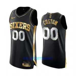 Maillot de Basket Philadelphia 76ers Golden Edition Swingman Noir Maillot de Basket Philadelphia 76ers Golden Edition Swingman Noir