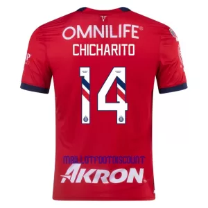 Maillot De Foot CD Guadalajara Chicharito 14 Domicile 23/24 Maillot De Foot CD Guadalajara Chicharito 14 Domicile 23/24