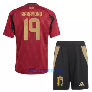 Kit De Football Belgique Bakayoko 19 Enfant Domicile Euro 2024 Kit De Football Belgique Bakayoko 19 Enfant Domicile Euro 2024