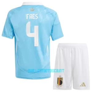 Kit De Football Belgique Faes 4 Enfant Extérieur Euro 2024 Kit De Football Belgique Faes 4 Enfant Extérieur Euro 2024