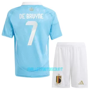 Kit De Football Belgique Kevin De Bruyne 7 Enfant Extérieur Euro 2024 Kit De Football Belgique Kevin De Bruyne 7 Enfant Extérieur Euro 2024