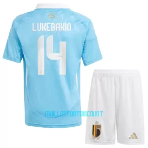 Kit De Football Belgique Lukebakio 14 Enfant Extérieur Euro 2024 Kit De Football Belgique Lukebakio 14 Enfant Extérieur Euro 2024
