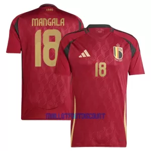 Maillot De Foot Belgique Mangala 18 Domicile Euro 2024 Maillot De Foot Belgique Mangala 18 Domicile Euro 2024