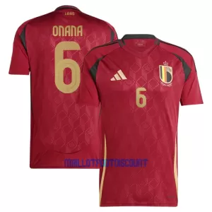 Maillot De Foot Belgique Onana 6 Domicile Euro 2024 Maillot De Foot Belgique Onana 6 Domicile Euro 2024
