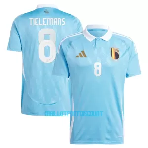 Maillot De Foot Belgique Tielemans 8 Extérieur Euro 2024 Maillot De Foot Belgique Tielemans 8 Extérieur Euro 2024