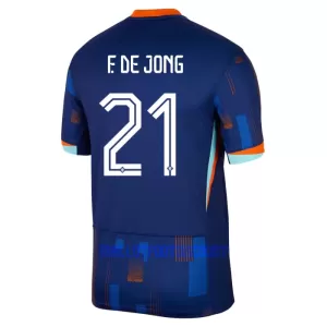Maillot De Foot Pays-Bas Frenkie de Jong 21 Extérieur Euro 2024 Maillot De Foot Pays-Bas Frenkie de Jong 21 Extérieur Euro 2024