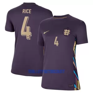 Maillot De Foot Angleterre Declan Rice 4 Femme Extérieur Euro 2024 Maillot De Foot Angleterre Declan Rice 4 Femme Extérieur Euro 2024