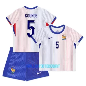 Kit De Football France Kounde 5 Enfant Extérieur Euro 2024 Kit De Football France Kounde 5 Enfant Extérieur Euro 2024