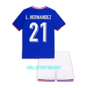 Kit De Football France L. Hernandez 21 Enfant Domicile Euro 2024