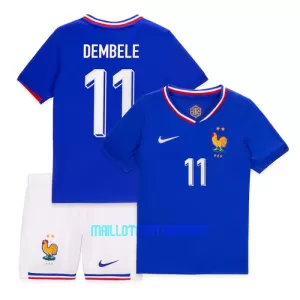 Kit De Football France Ousmane Dembélé 11 Enfant Domicile Euro 2024 Kit De Football France Ousmane Dembélé 11 Enfant Domicile Euro 2024