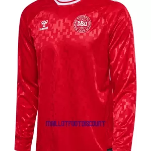Maillot De Foot Danemark Domicile Euro 2024 Manches Longues Maillot De Foot Danemark Domicile Euro 2024 Manches Longues