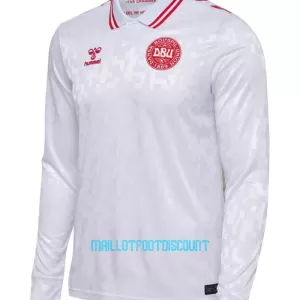 Maillot De Foot Danemark Extérieur Euro 2024 Manches Longues Maillot De Foot Danemark Extérieur Euro 2024 Manches Longues