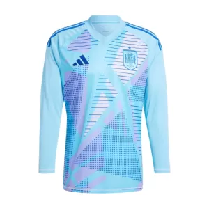 Maillot De Foot Gardien Espagne Euro 2024 Manches Longues Bleu Maillot De Foot Gardien Espagne Euro 2024 Manches Longues Bleu
