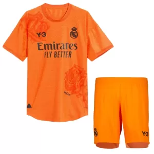 Kit De Football Gardien Real Madrid Enfant Fourth 23/24 Orange Kit De Football Gardien Real Madrid Enfant Fourth 23/24 Orange