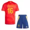 Kit De Football Espagne Rodrigo Hernández 16 Enfant Domicile Euro 2024