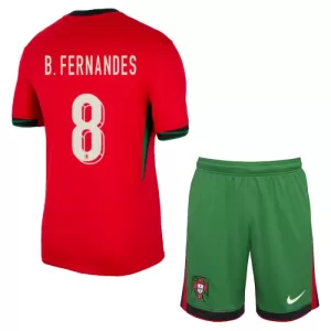 Kit De Football Portugal Bruno Fernandes 8 Enfant Domicile Euro 2024 Kit De Football Portugal Bruno Fernandes 8 Enfant Domicile Euro 2024
