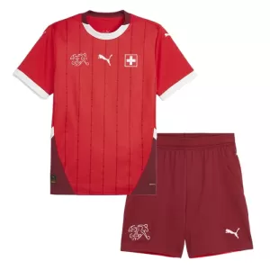 Kit De Football Suisse Enfant Domicile Euro 2024 Kit De Football Suisse Enfant Domicile Euro 2024