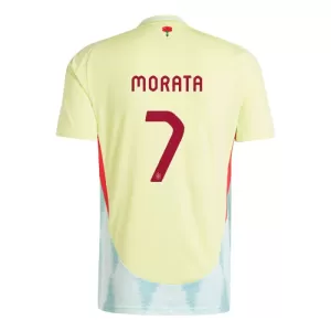 Maillot De Foot Espagne Álvaro Morata 7 Extérieur Euro 2024 Maillot De Foot Espagne Álvaro Morata 7 Extérieur Euro 2024