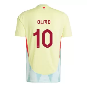 Maillot De Foot Espagne Dani Olmo 10 Extérieur Euro 2024 Maillot De Foot Espagne Dani Olmo 10 Extérieur Euro 2024