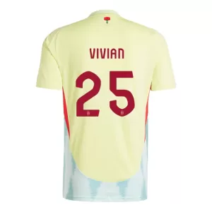 Maillot De Foot Espagne Dani Vivian 25 Extérieur Euro 2024 Maillot De Foot Espagne Dani Vivian 25 Extérieur Euro 2024