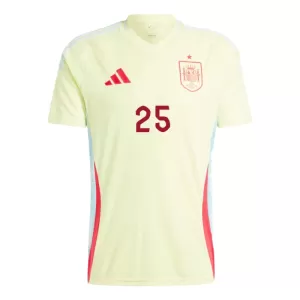 Maillot De Foot Espagne Dani Vivian 25 Extérieur Euro 2024